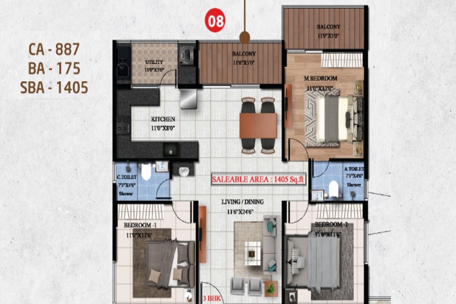 Typecal Floor Plan
